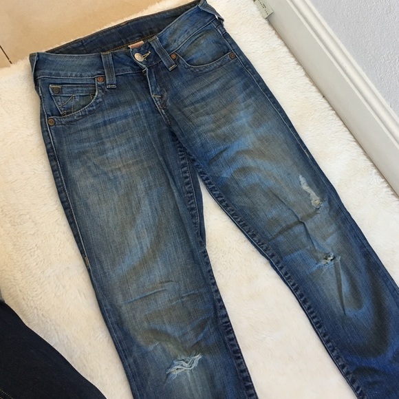 True Religion High-Rise Boot Jeans size 26x34" - Picture 4 of 4